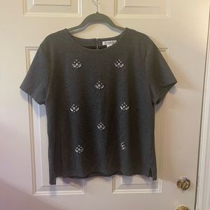 Liz Claiborne jeweled top